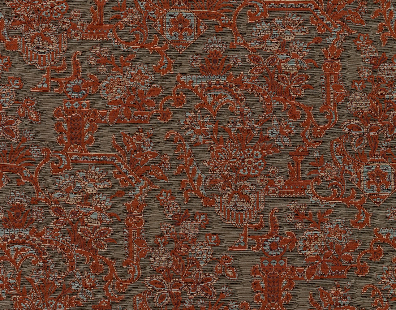 LesTapisseries_Brocade_97840_Flatshot_Web_LR Arte Brocade Vermilion - Per meter