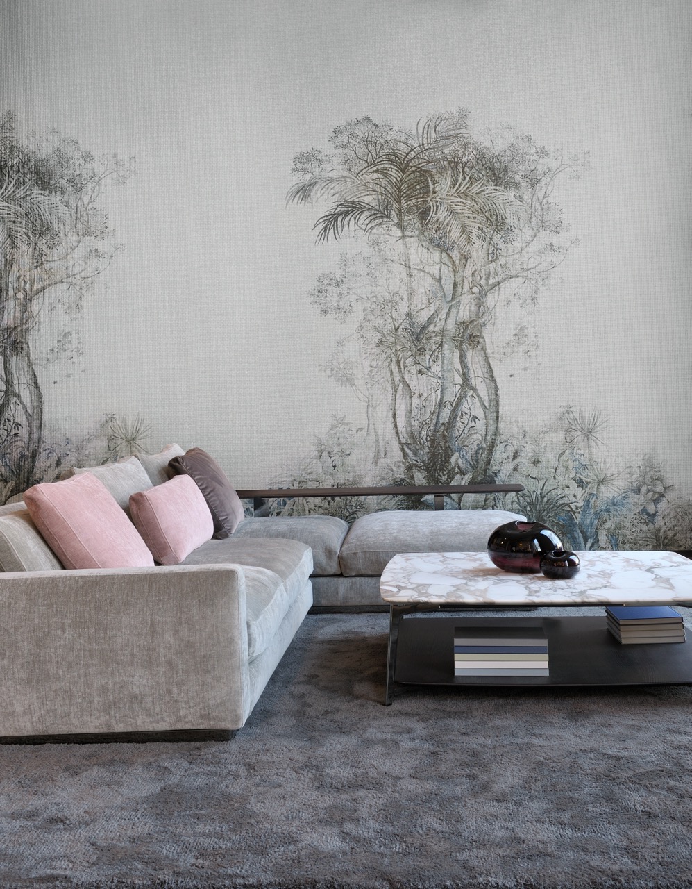 Monsoon_Tropic_75500 groot Arte Monsoon Tropic Silver